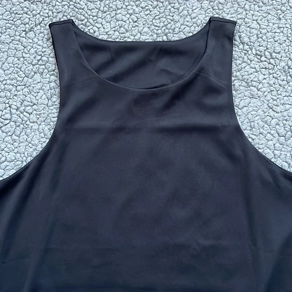 Sleeveless High Neck Racer Back Tank Tops Second-skin Body Suit - Picture 7 of 9